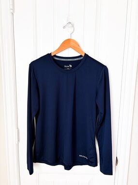 Baleaf Navy Long Sleeve Athletic Shirt Womens Size Medium